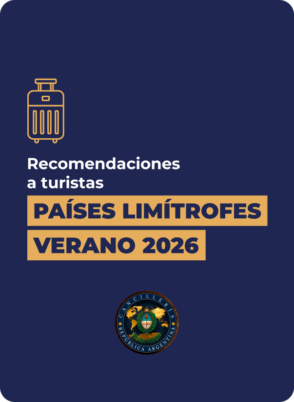 Recomendaciones a turistas - verano 2026